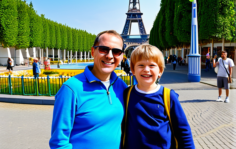 벨기에 가족여행 코스 - Bruges Canal Boat Tour**

"A family of four smiles happily from a small tour boat gliding along a ca...