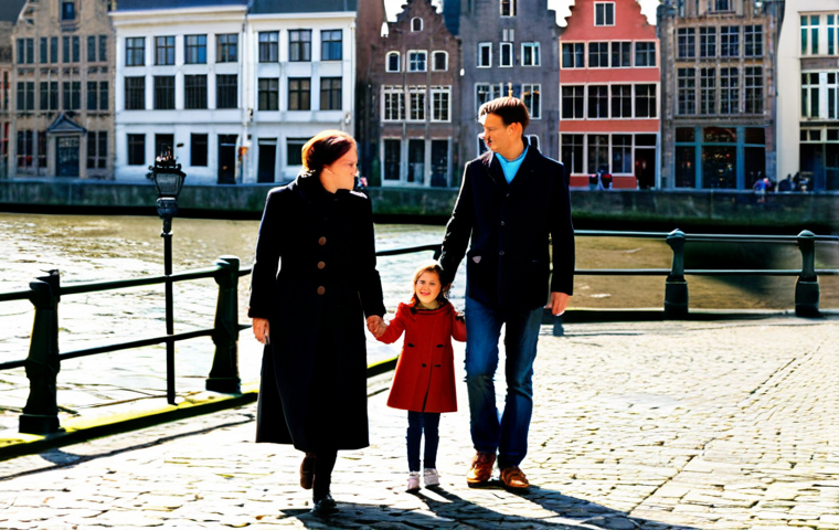 벨기에 가족여행 코스 - Brussels Mini-Europe Theme Park**

"A family of four stands in front of a miniature Eiffel Tower at ...