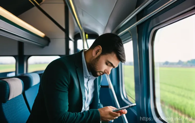 벨기에 대중교통 요금 - **SNCB Intercity Travel Experience:**
    "A clean, well-lit interior shot of an SNCB train carriage...