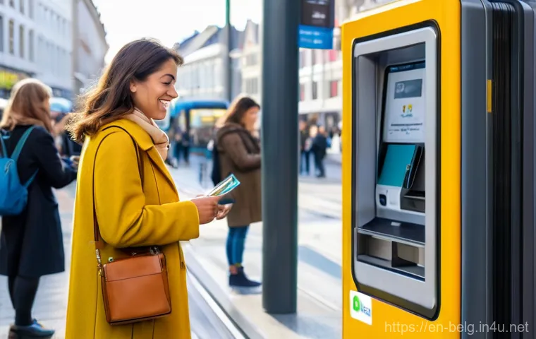 벨기에 대중교통 요금 - **SNCB Intercity Travel Experience:**
    "A clean, well-lit interior shot of an SNCB train carriage...