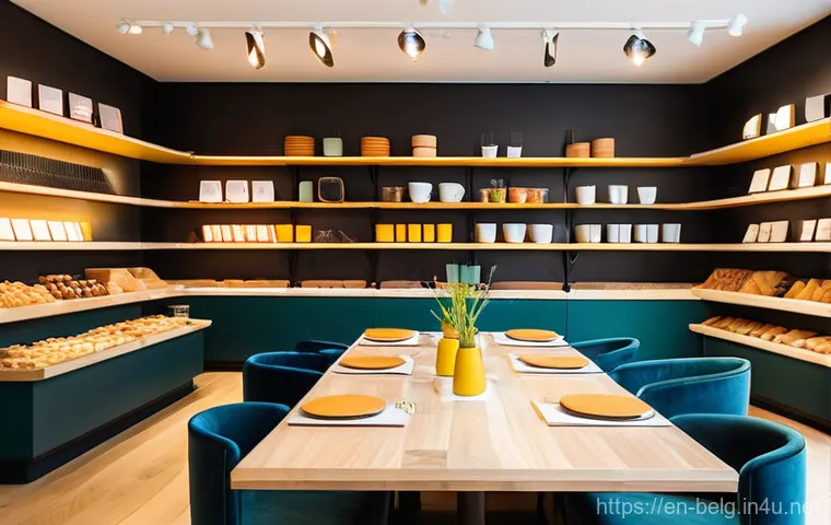 벨기에 백화점 - **A Grand Department Store Lobby: Historic Elegance Meets Modern Fashion**
    An interior shot of a...