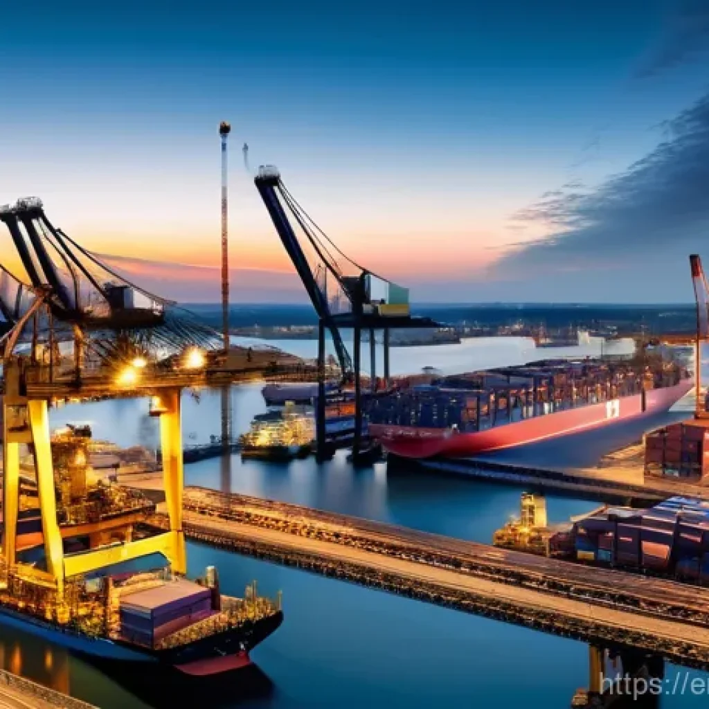 벨기에 경제 구조 - **Prompt:** A highly detailed, realistic photograph capturing the dynamic activity of a major Belgia...