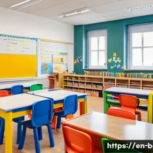 벨기에 유치원 시스템 - A vibrant and bustling 'kleuterschool' classroom in Belgium, filled with diverse toddlers aged